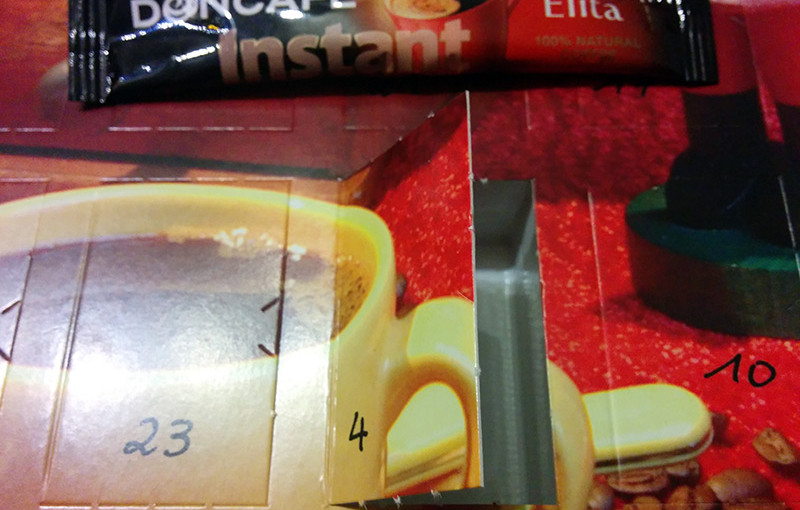 Ein alter Bekannter: Bereits zum dritten Mal will der "Elita Instant Coffee" von "Doncafé" getrunken werden.